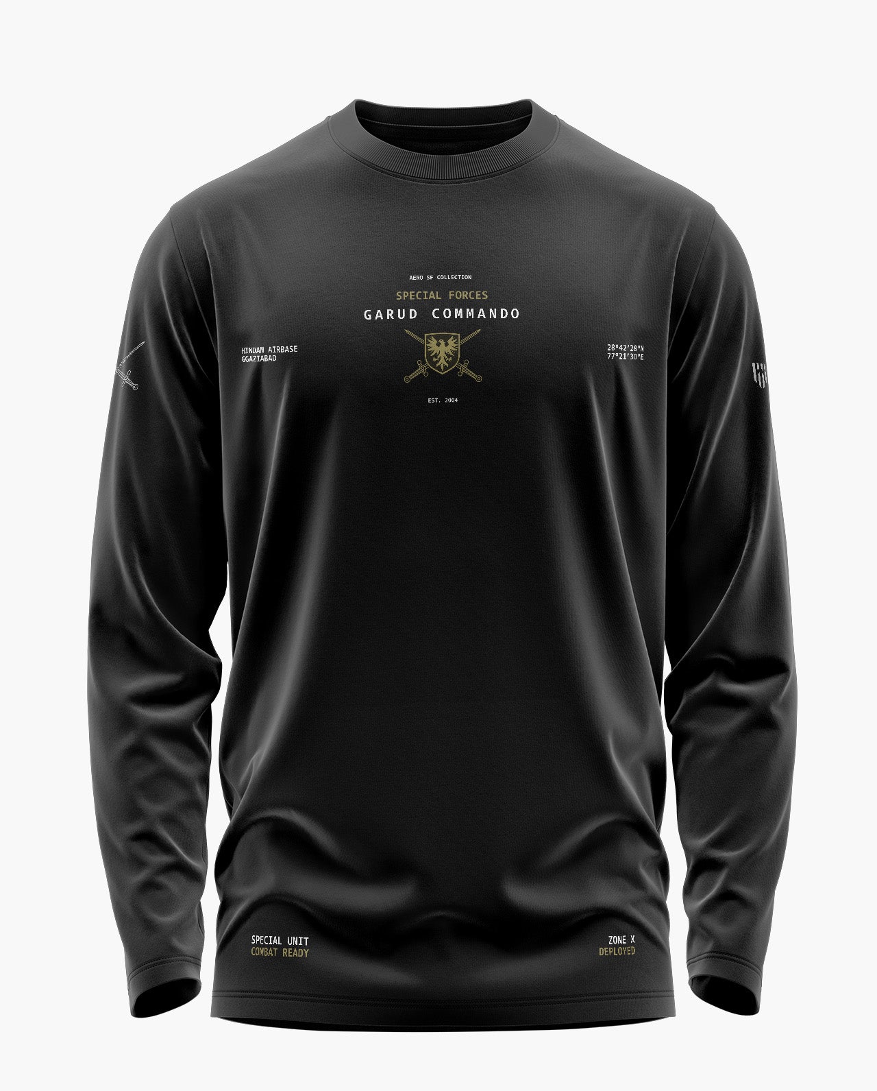 Garud Commando Prime Signature Luxesoft Cotton Full Sleeve T-Shirt