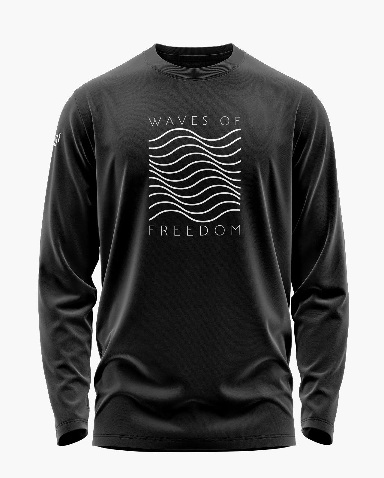Waves Of Freedom Full Sleeve T-Shirt - Aero Armour
