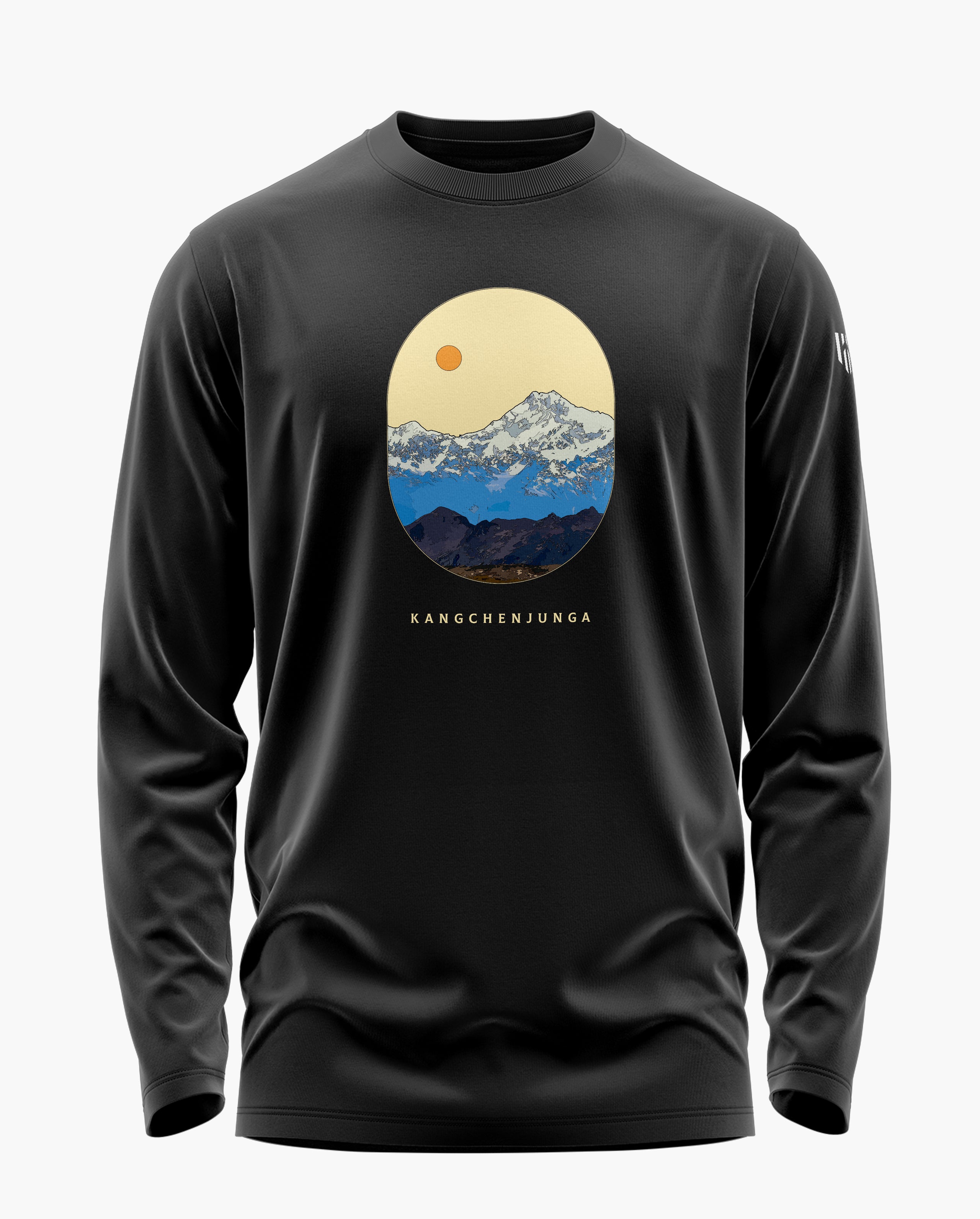 Kangchenjunga Peak Signature Luxesoft Cotton Full Sleeve T-Shirt