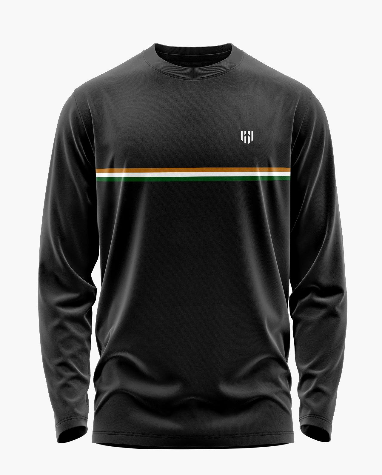 [CS] Deployed India Stripe Signature Luxesoft Cotton Full Sleeve T-Shirt