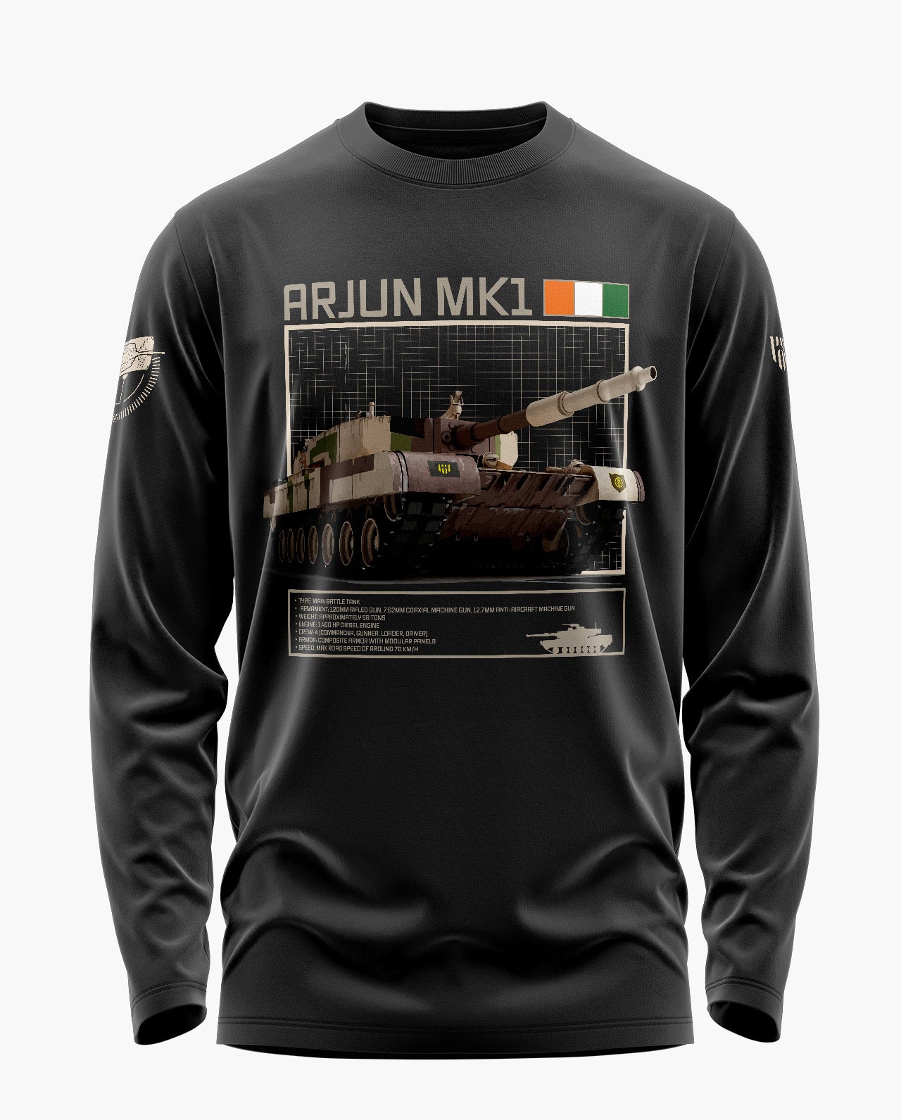 ARJUN MK1 MBT ULTIMATE Full Sleeve T-Shirt - Aero Armour