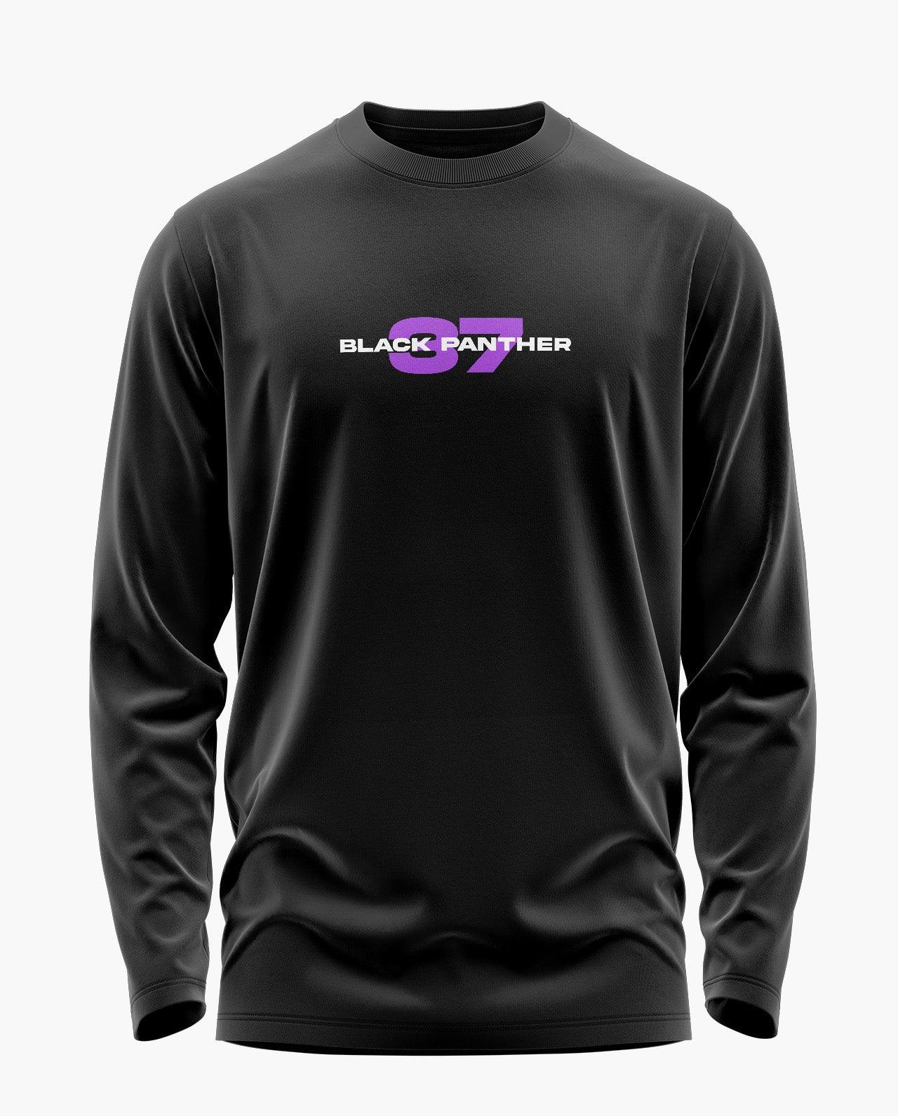 [CS] 37 Black Panther Signature Luxesoft Cotton Full Sleeve T-Shirt