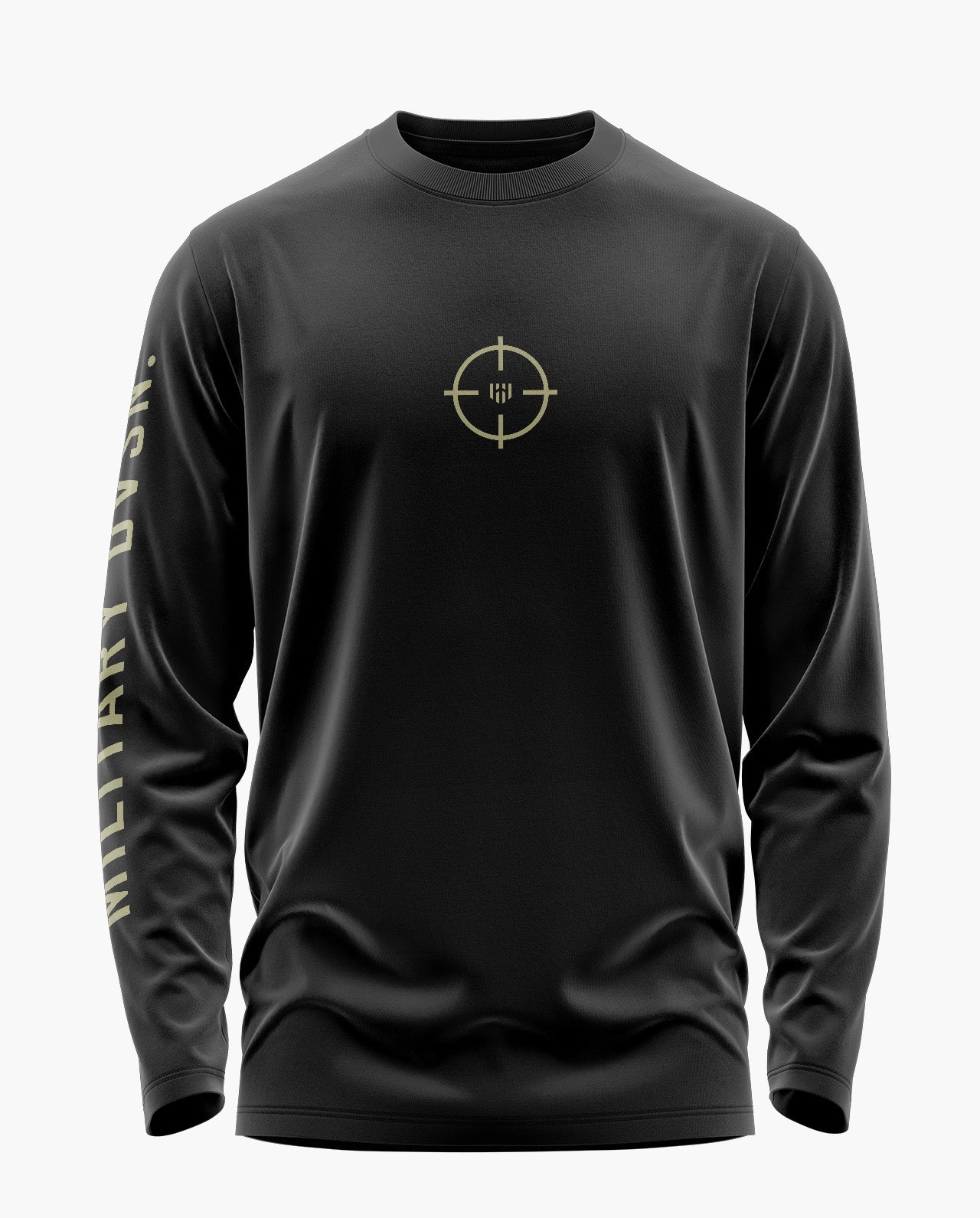 Deployed Military Division Signature Luxesoft Cotton Full Sleeve T-Shirt