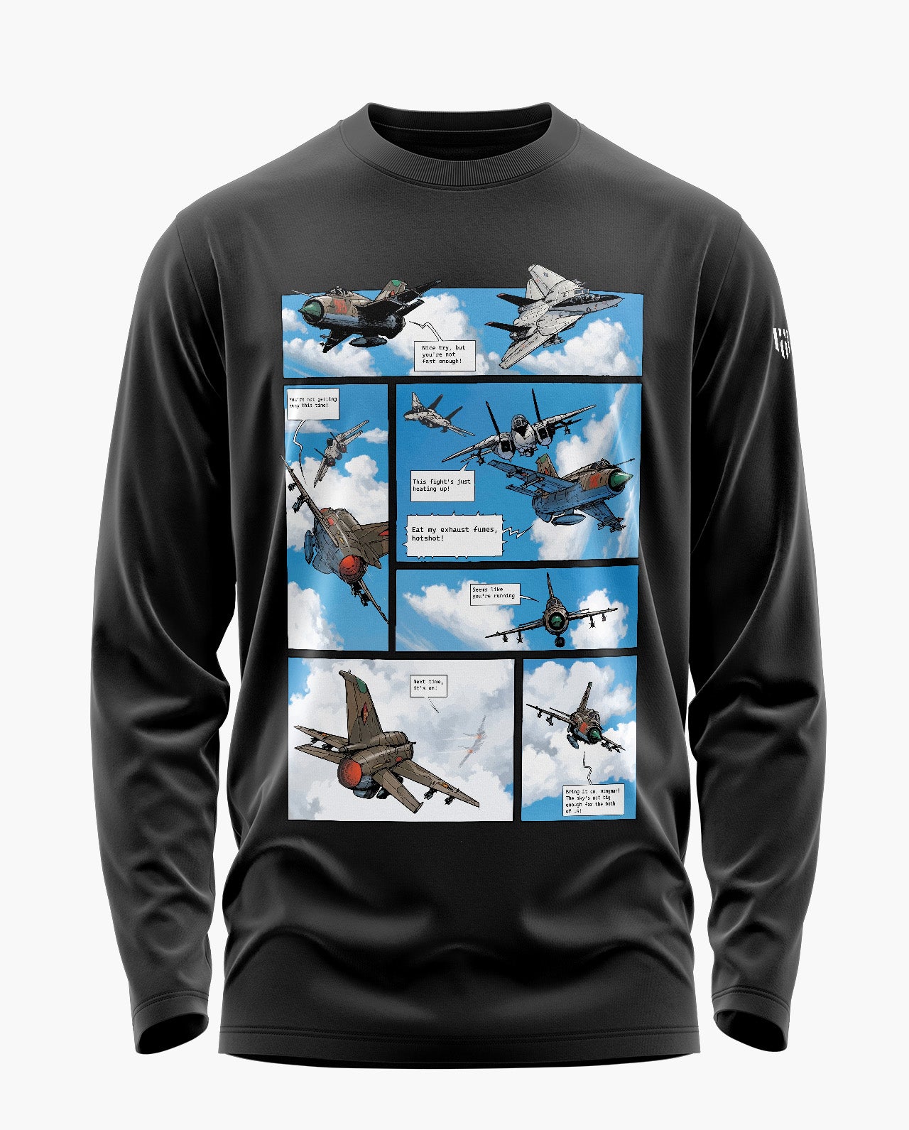 Dogfight Action Signature Luxesoft Cotton Full Sleeve T-Shirt