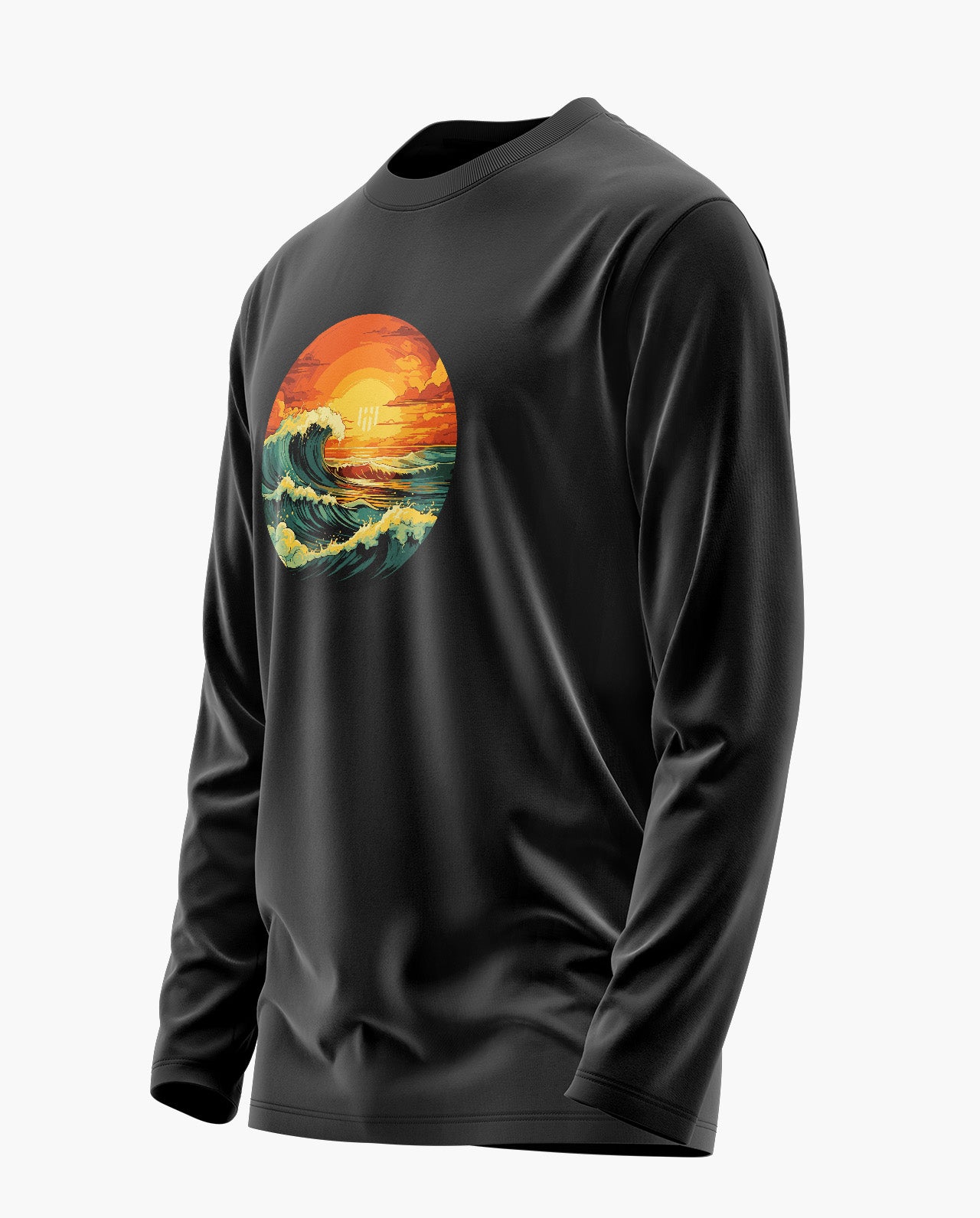 Dawn At Sea Signature Luxesoft Cotton Full Sleeve T-Shirt