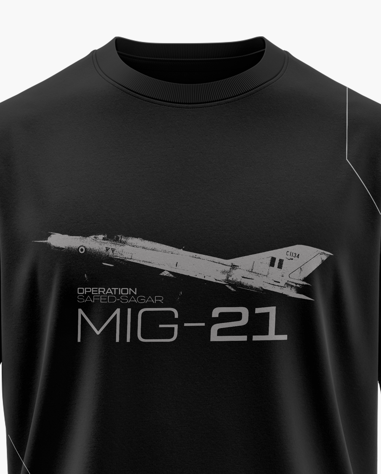 MIG-21 KARGIL 1999 Signature LuxeSoft Cotton T-Shirt