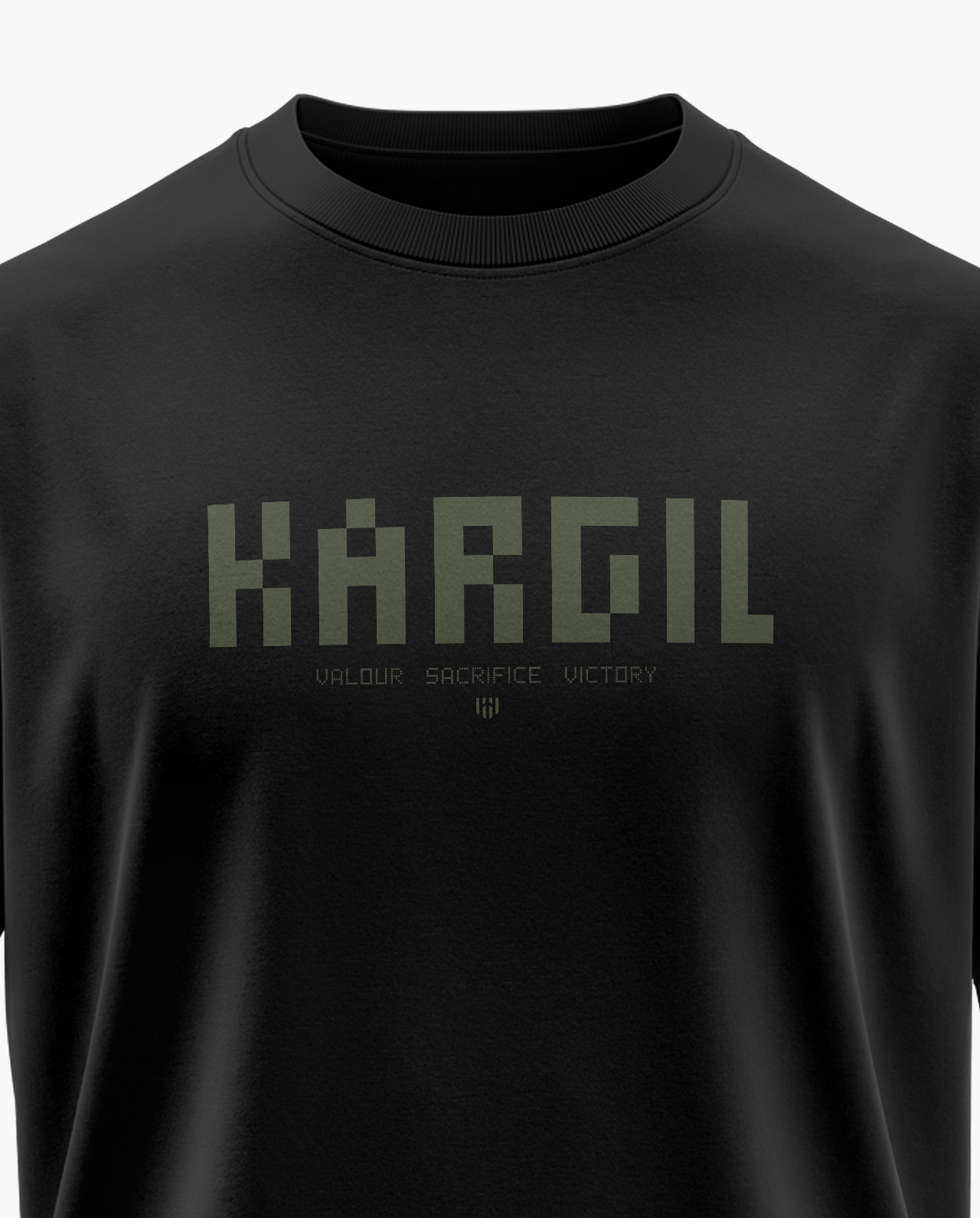 8BIT KARGIL Signature LuxeSoft Cotton T-Shirt
