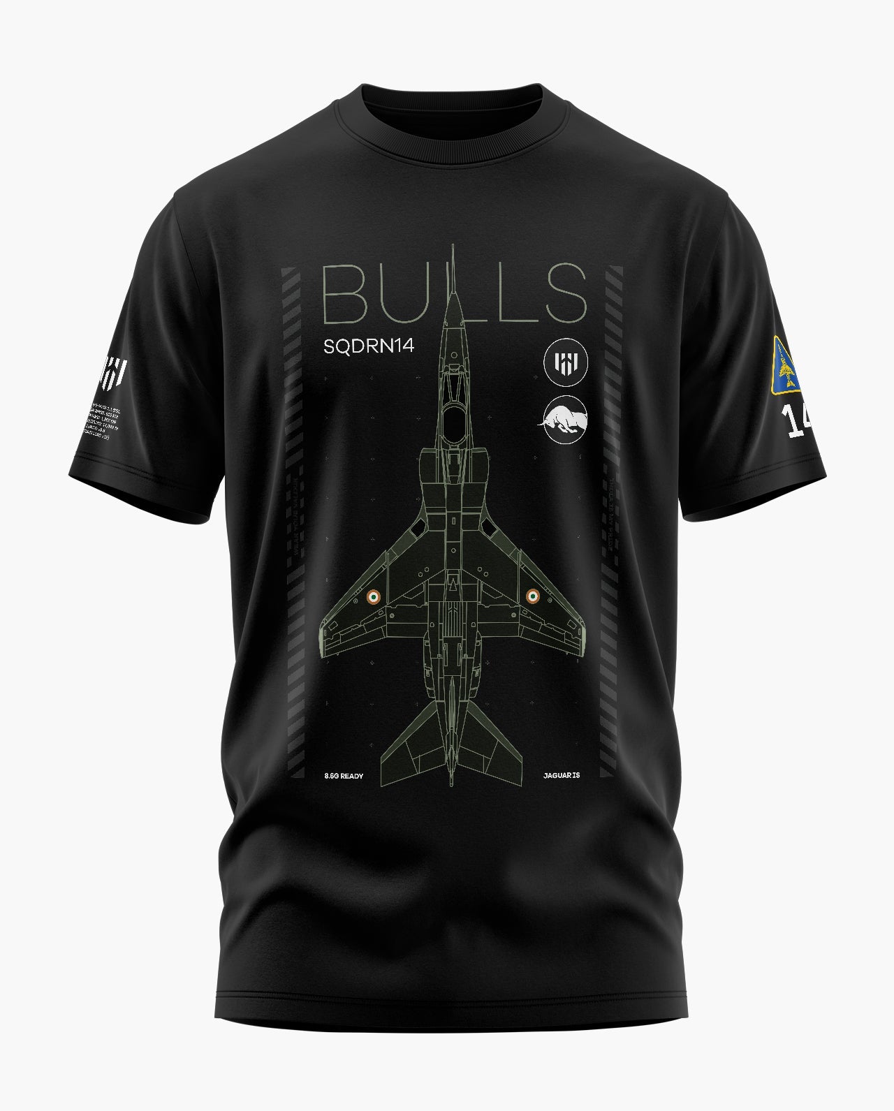 THE BULLS OF IAF Signature LuxeSoft Cotton T-Shirt  - CS