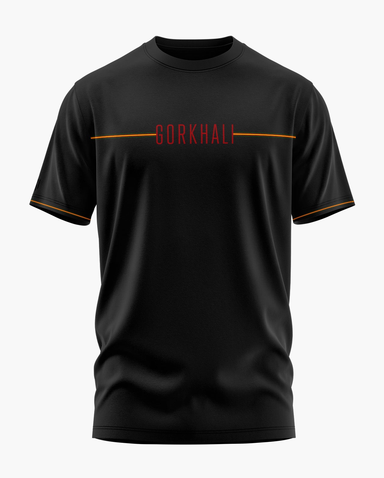 GORKHALI TRADITIONAL STRIPE Signature LuxeSoft Cotton T-Shirt