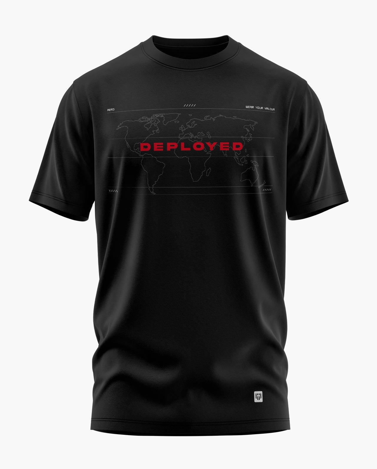 DEPLOYED AROUND THE WORLD Signature LuxeSoft Cotton T-Shirt  - CS
