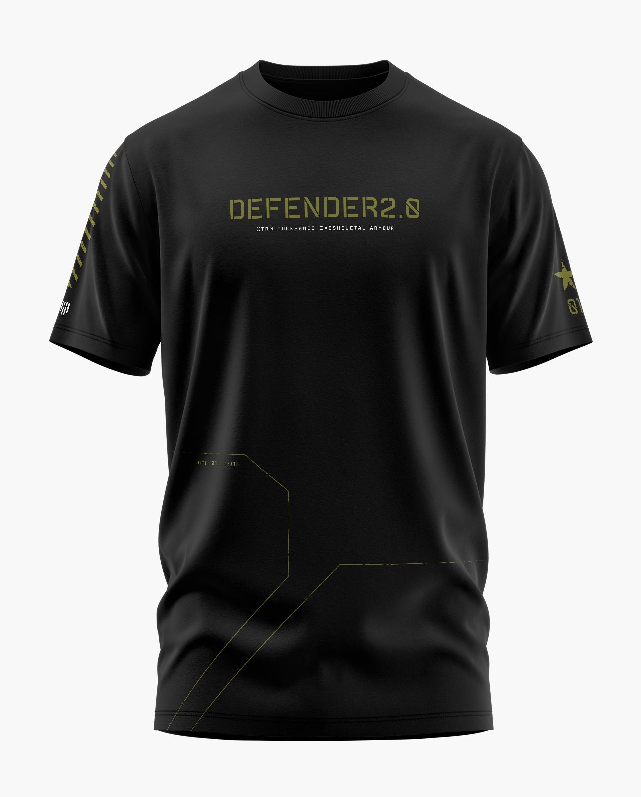 DEFENDER POWER SUIT [IND] Signature LuxeSoft Cotton T-Shirt  - CS