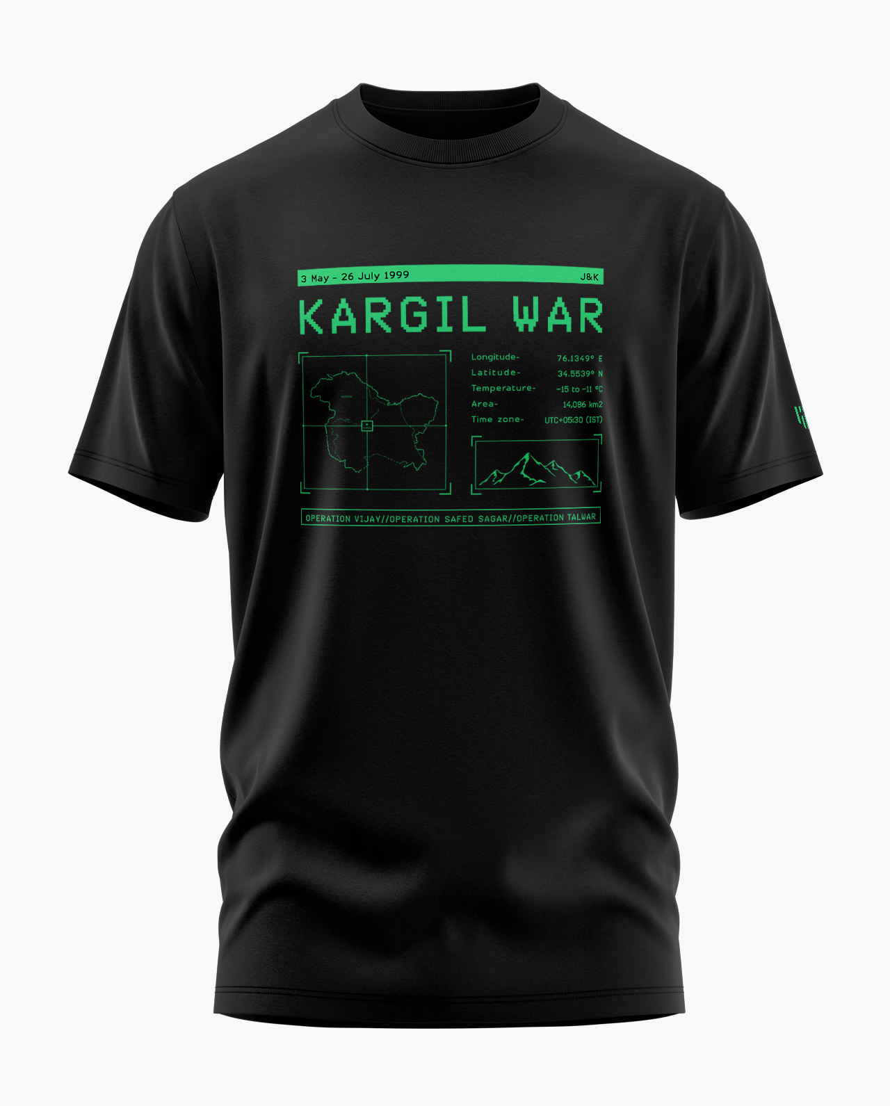 RETRO KARGIL WAR Signature LuxeSoft Cotton T-Shirt