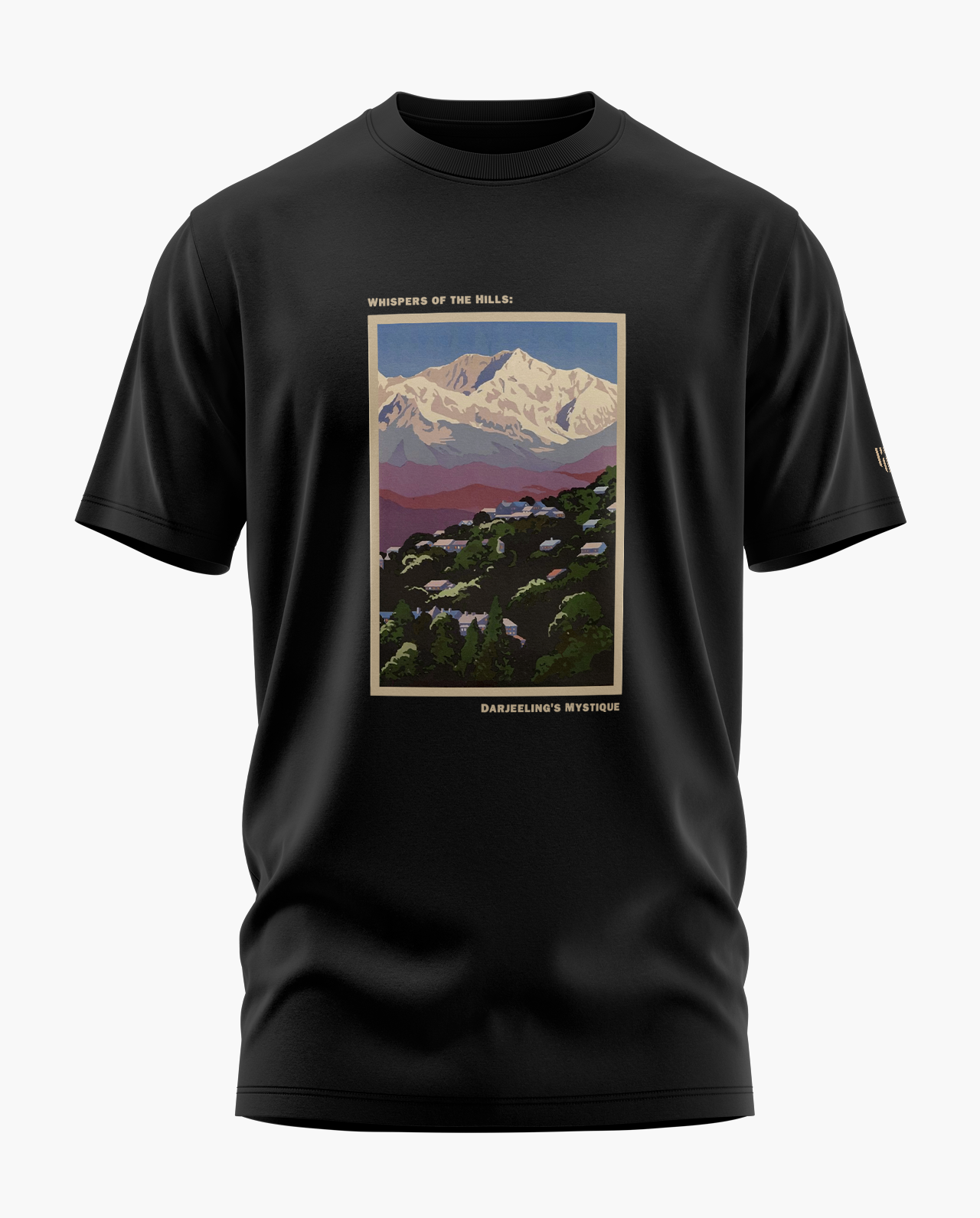 DARJEELING'S MYSTIQUE Signature LuxeSoft Cotton T-Shirt