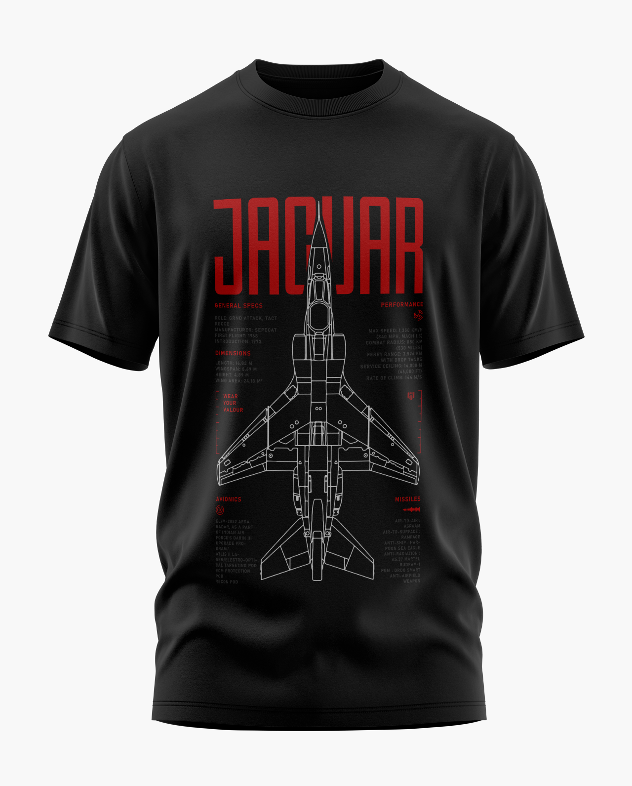 JAGUAR LEGACY Signature LuxeSoft Cotton T-Shirt
