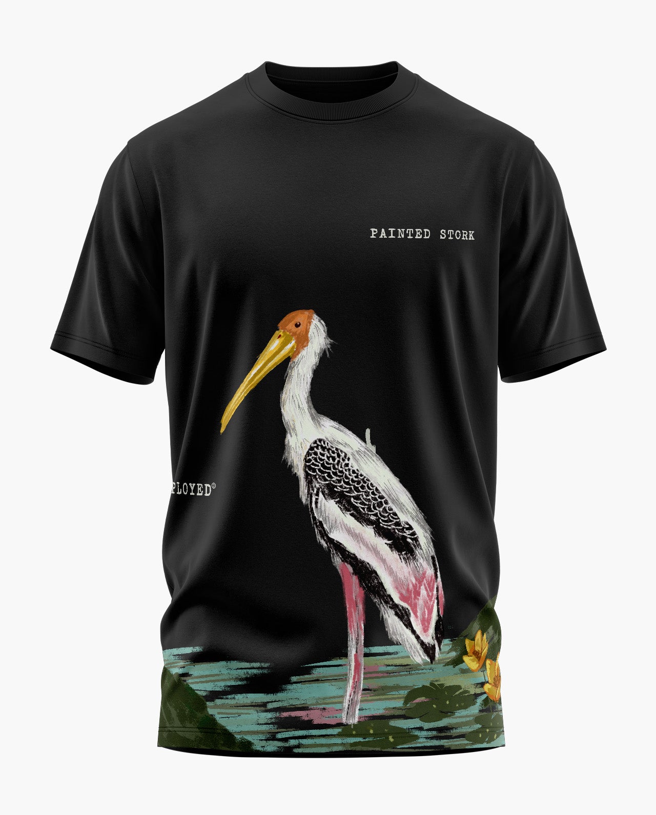 WINGS OF THE WETLAND Signature LuxeSoft Cotton T-Shirt - Black