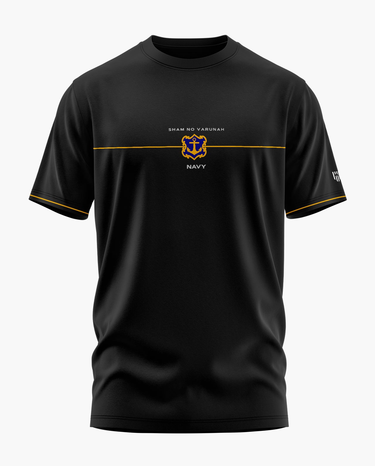 Navy Crest Signature LuxeSoft Cotton T-Shirt