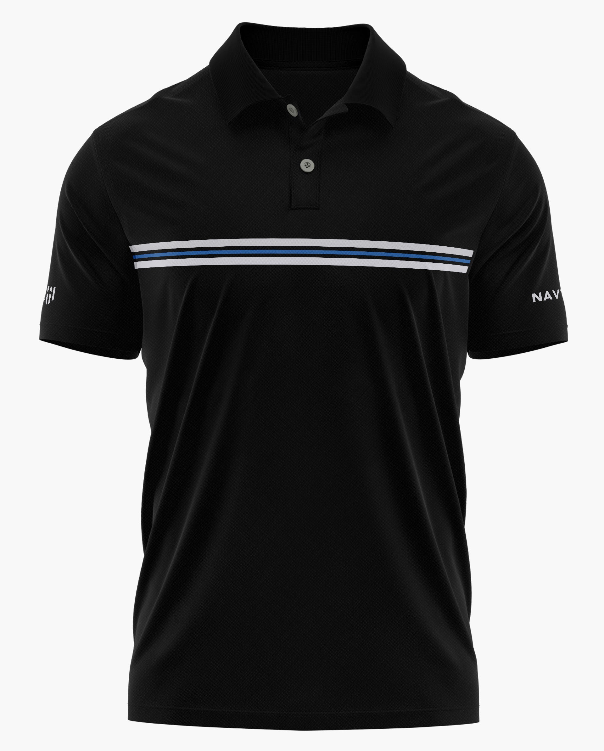 Navy Crew Polo T-Shirt