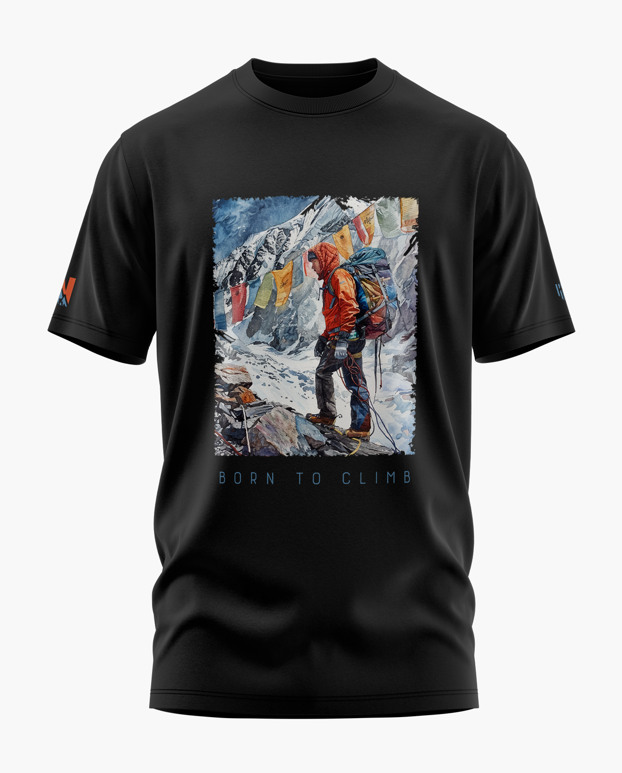 BORN TO CLIMB Signature LuxeSoft Cotton T-Shirt  - CS
