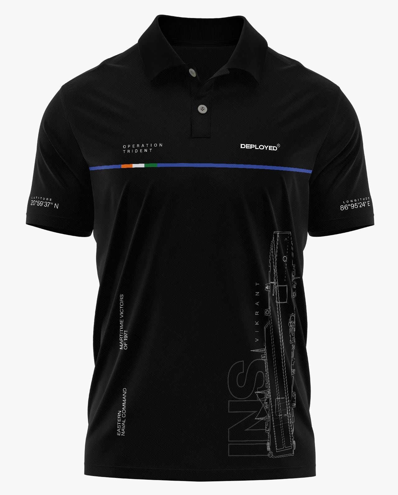 INS Vikrant 1971 Victors Polo T-Shirt - CS