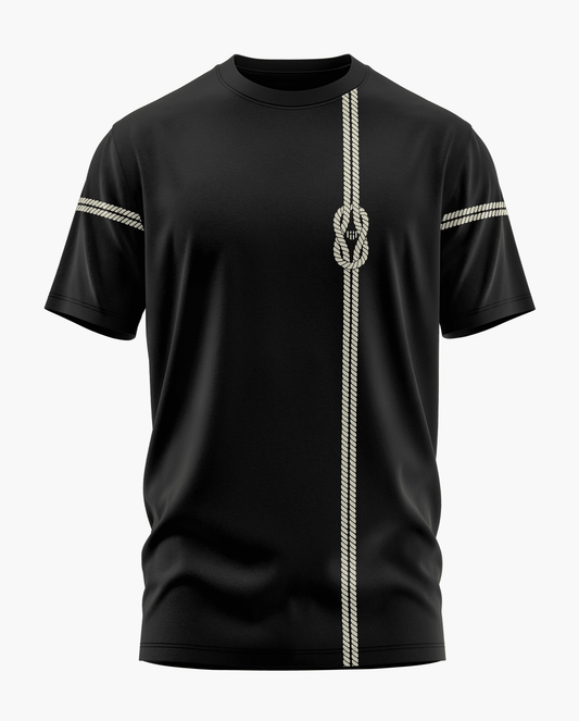Square Knot Rope Vertical Signature LuxeSoft Cotton T-Shirt