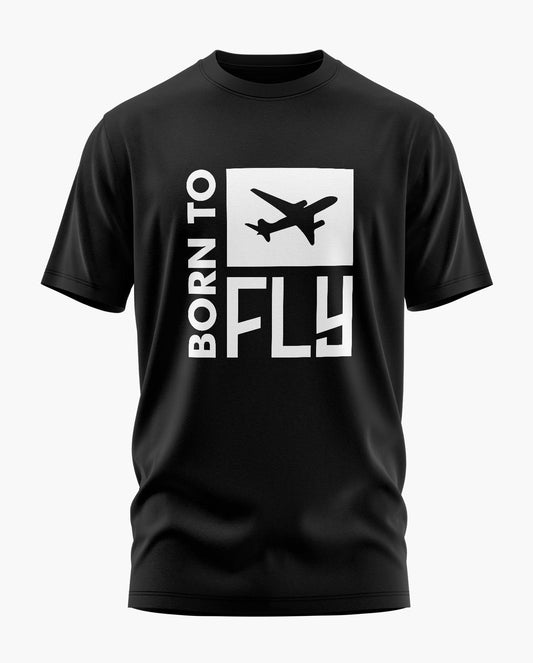 Born To Fly Pilot Signature LuxeSoft Cotton T-Shirt