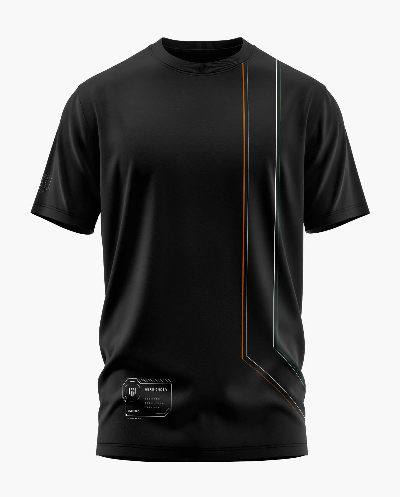 DEPLOYED INDIA TACTICAL Signature LuxeSoft Cotton T-Shirt