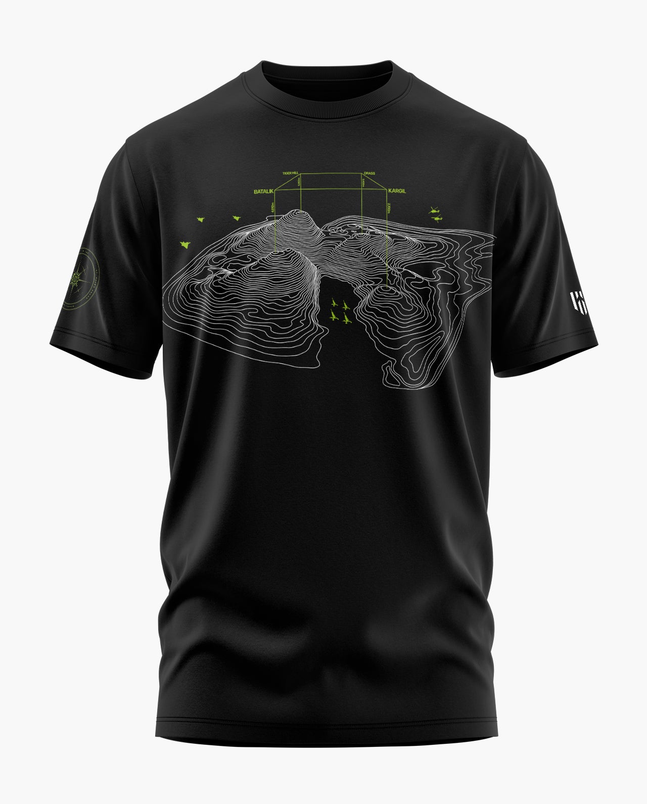 UNCHARTED TERRAINS KARGIL Signature LuxeSoft Cotton T-Shirt