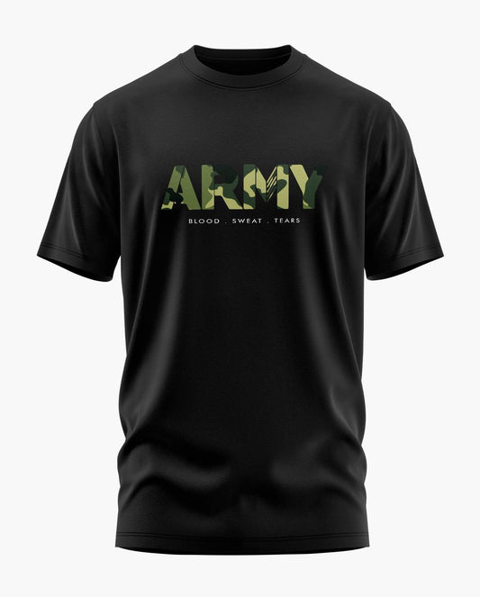 Army Camo Signature LuxeSoft Cotton T-Shirt