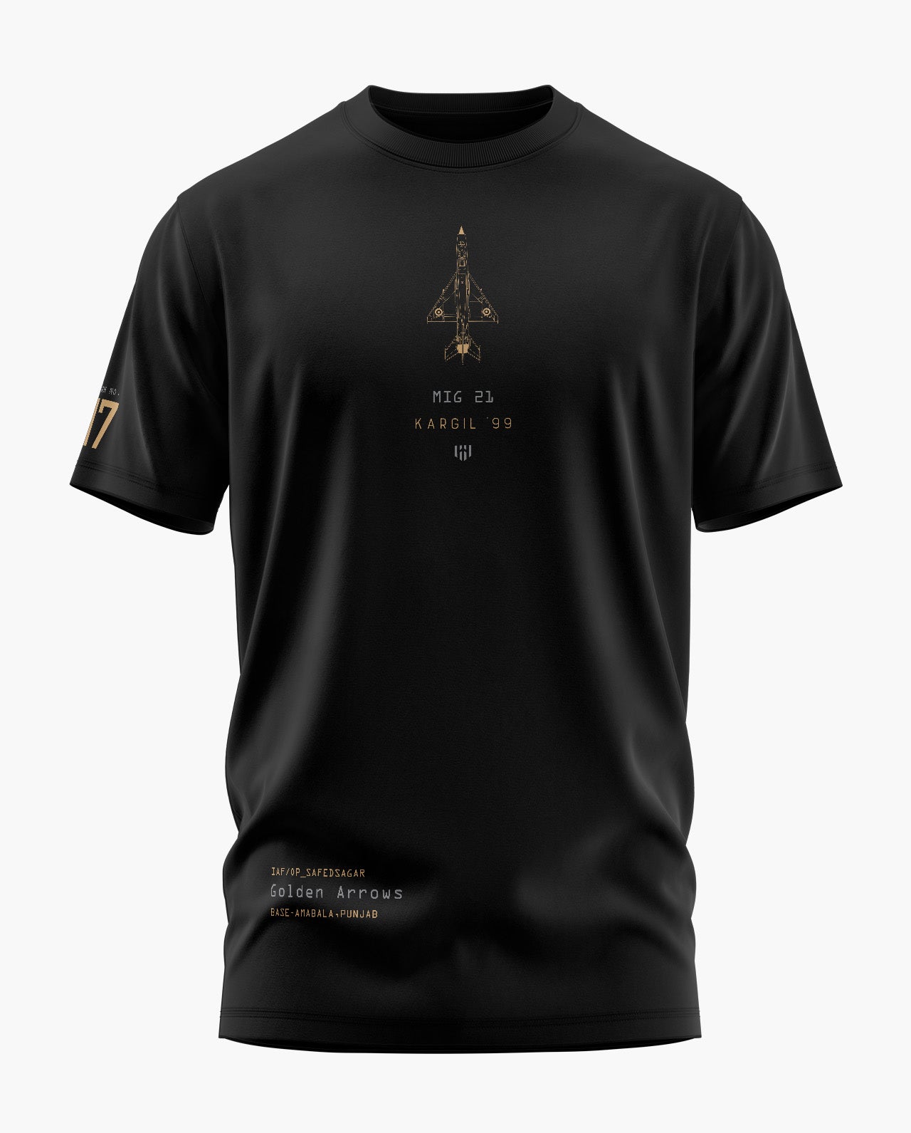 GOLDEN ARROWS KARGIL Signature LuxeSoft Cotton T-Shirt