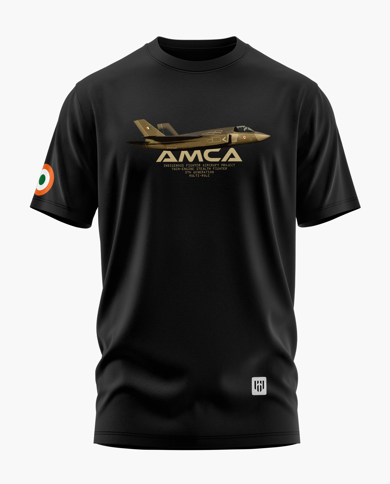 [CS] THE AMCA CONCEPT AIRCRAFT Signature LuxeSoft Cotton T-Shirt