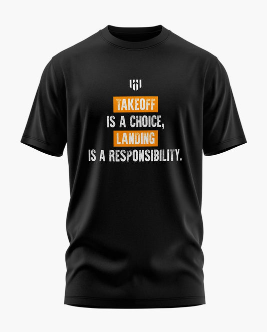 Landing Responsibility Signature LuxeSoft Cotton T-Shirt