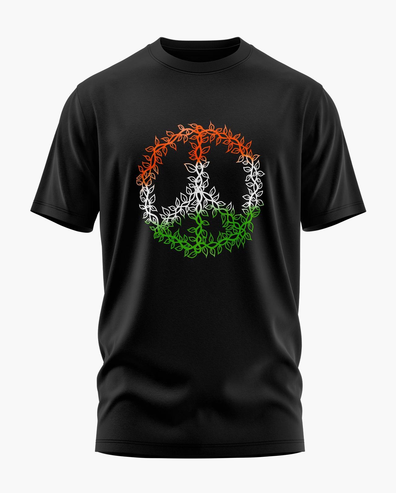 Indian Peace Signature LuxeSoft Cotton T-Shirt - CS