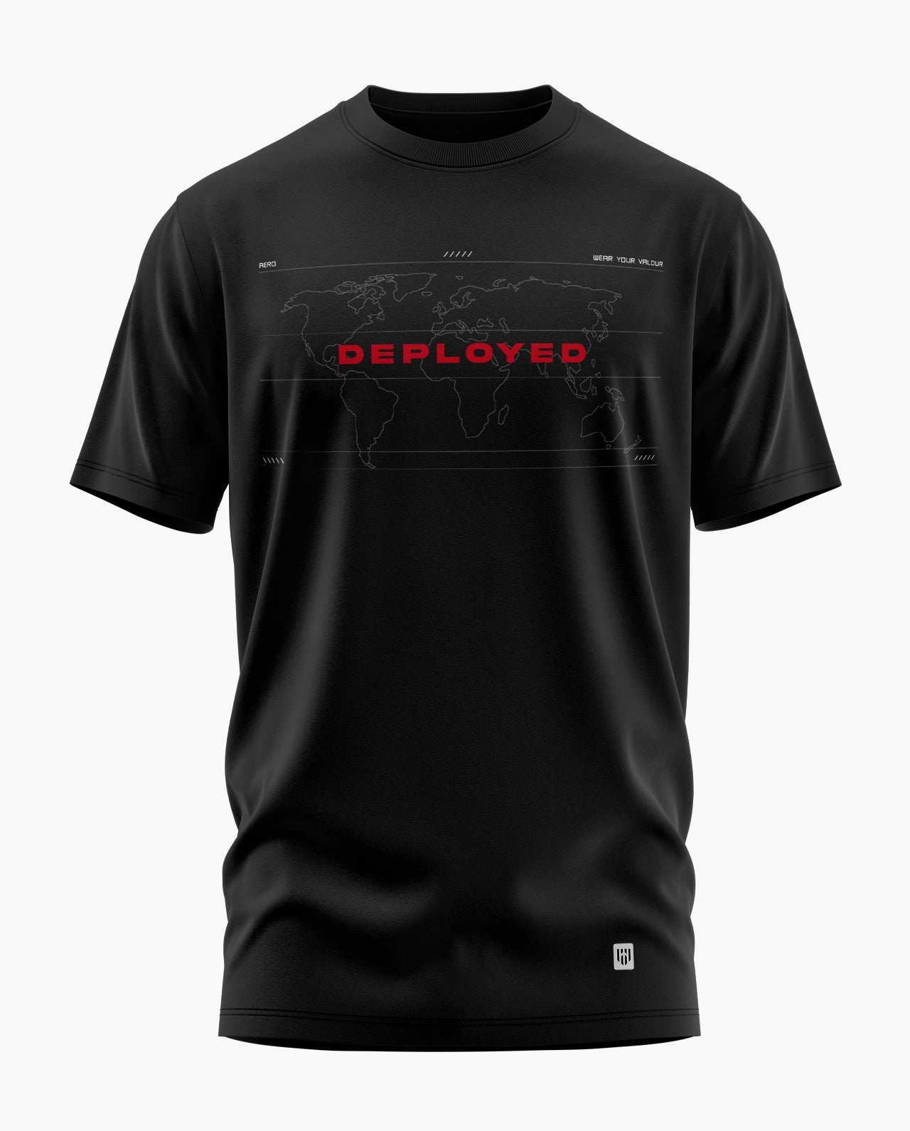DEPLOYED AROUND THE WORLD Signature LuxeSoft Cotton T-Shirt