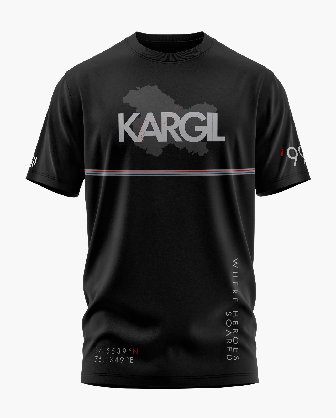 KARGIL VIJAY STRIPE Signature LuxeSoft Cotton T-Shirt