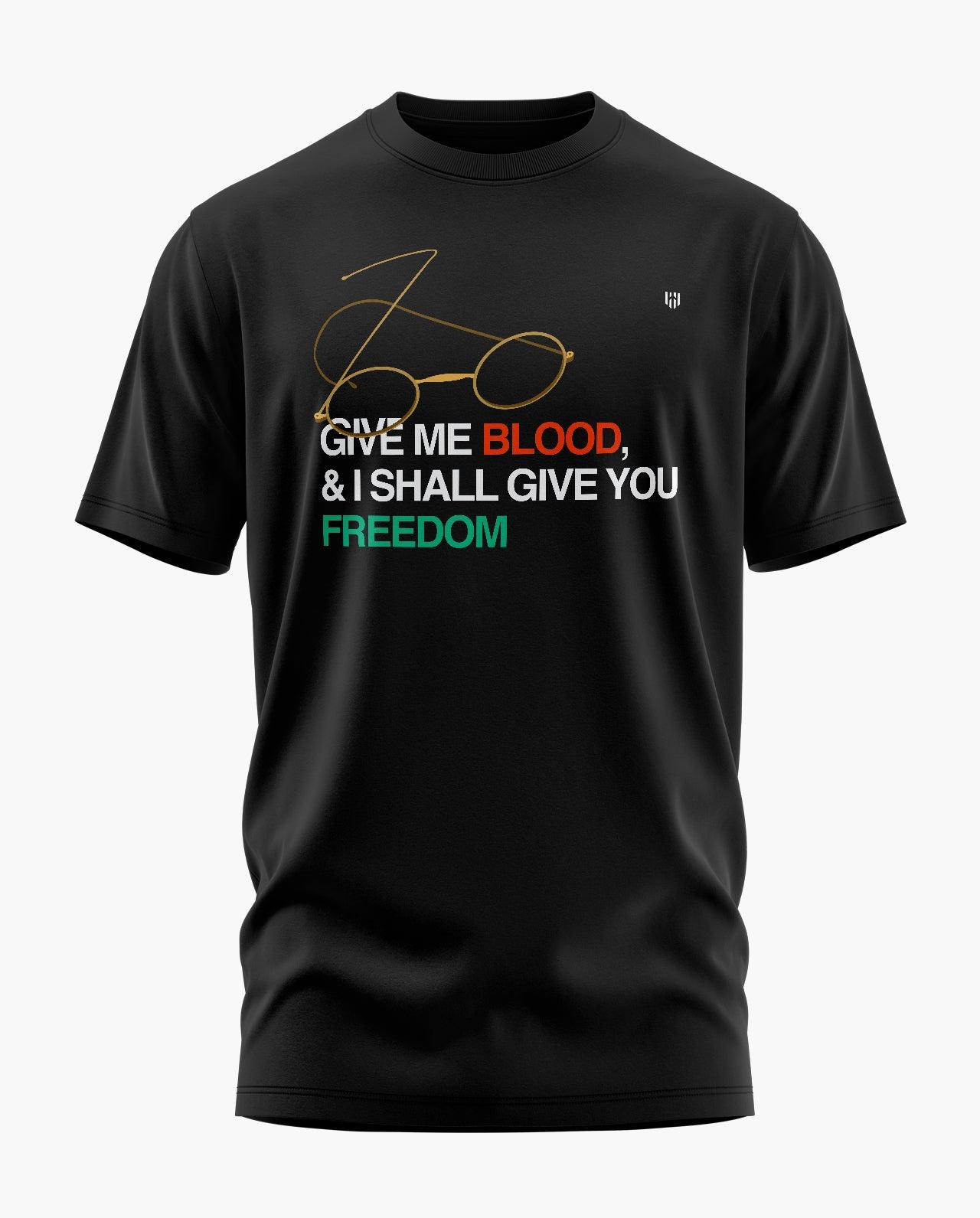 Netaji Quote T-Shirt - Aero Armour