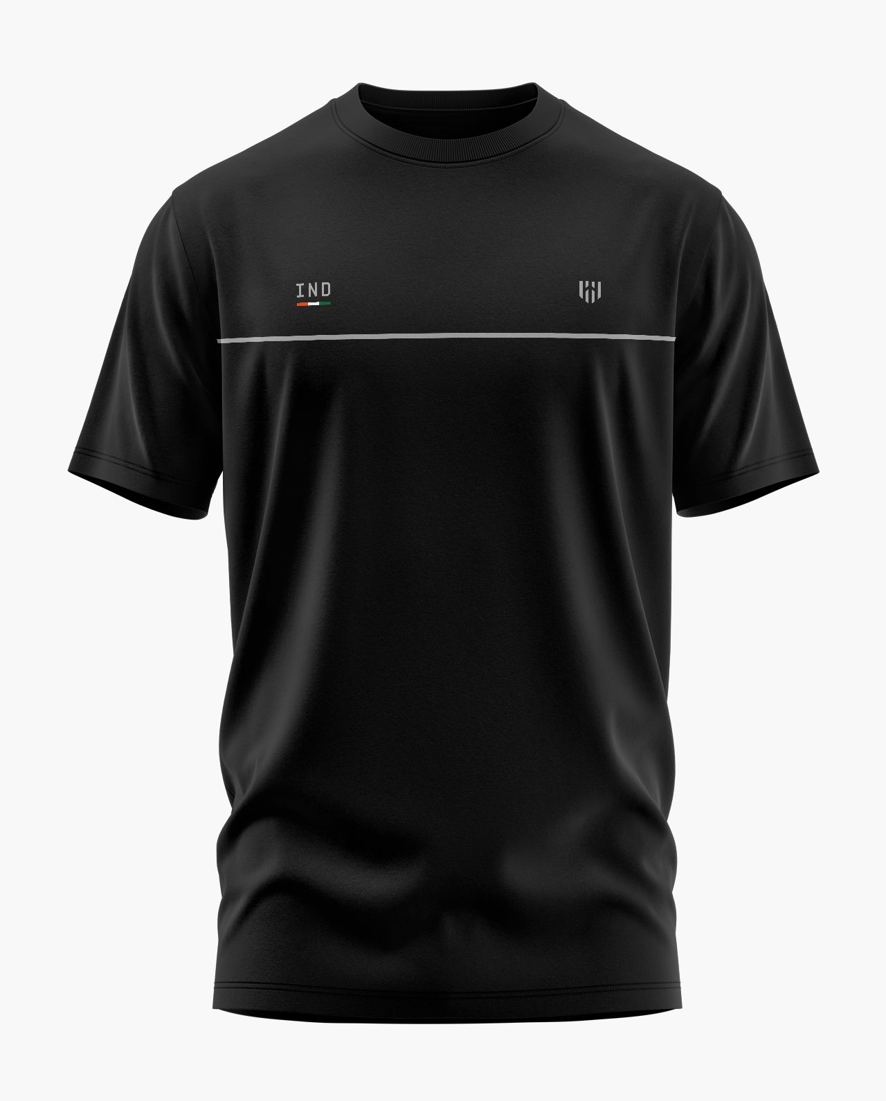 INDIA TRICOLOR STROKE Signature LuxeSoft Cotton T-Shirt