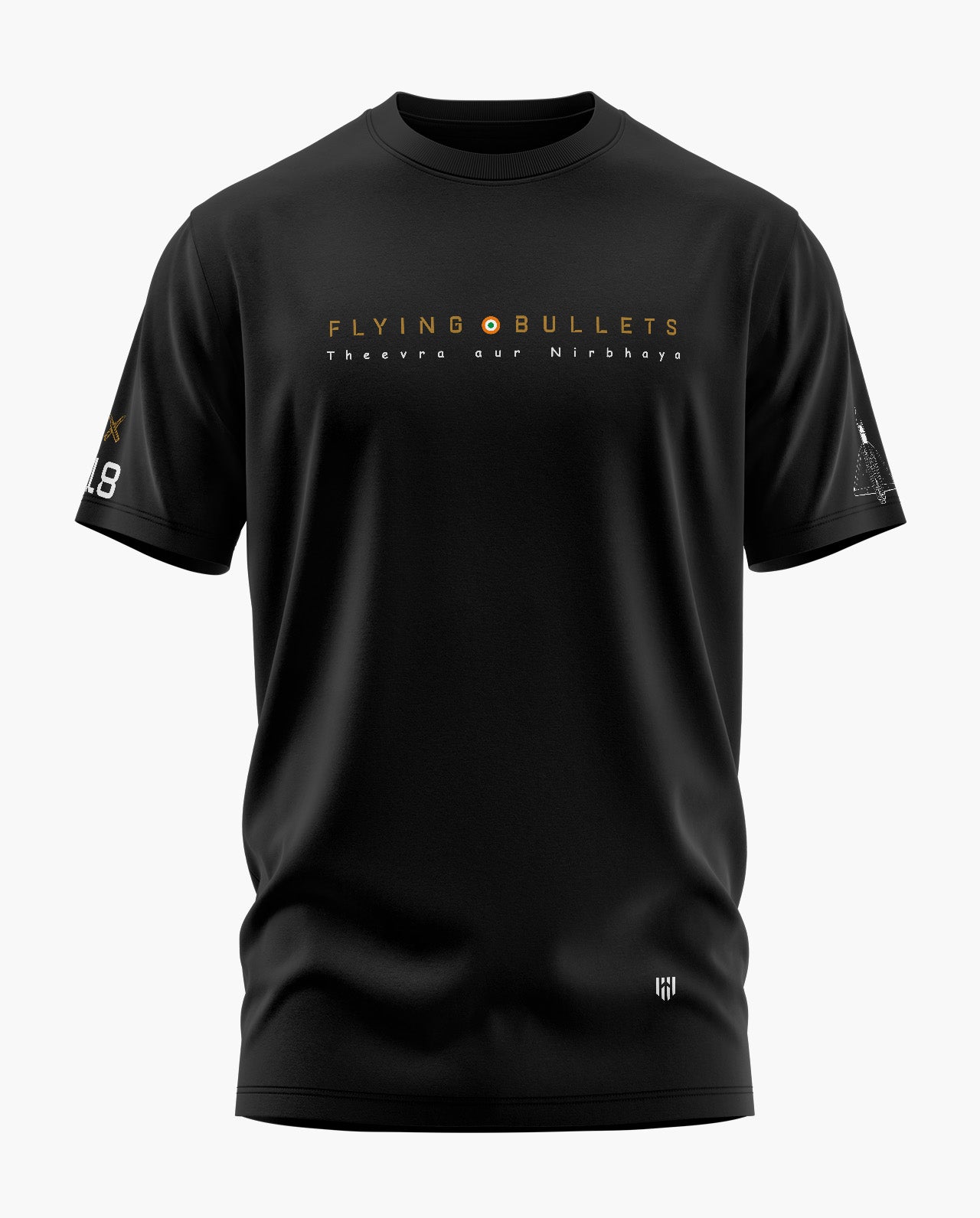 18 FLYING BULLETS Signature LuxeSoft Cotton T-Shirt