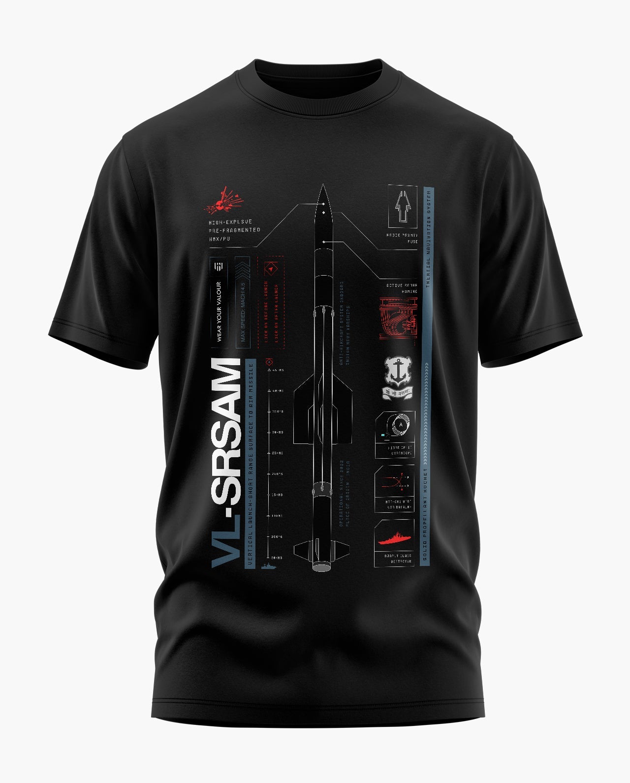 [CS] VL-SRSAM Missile Signature LuxeSoft Cotton T-Shirt