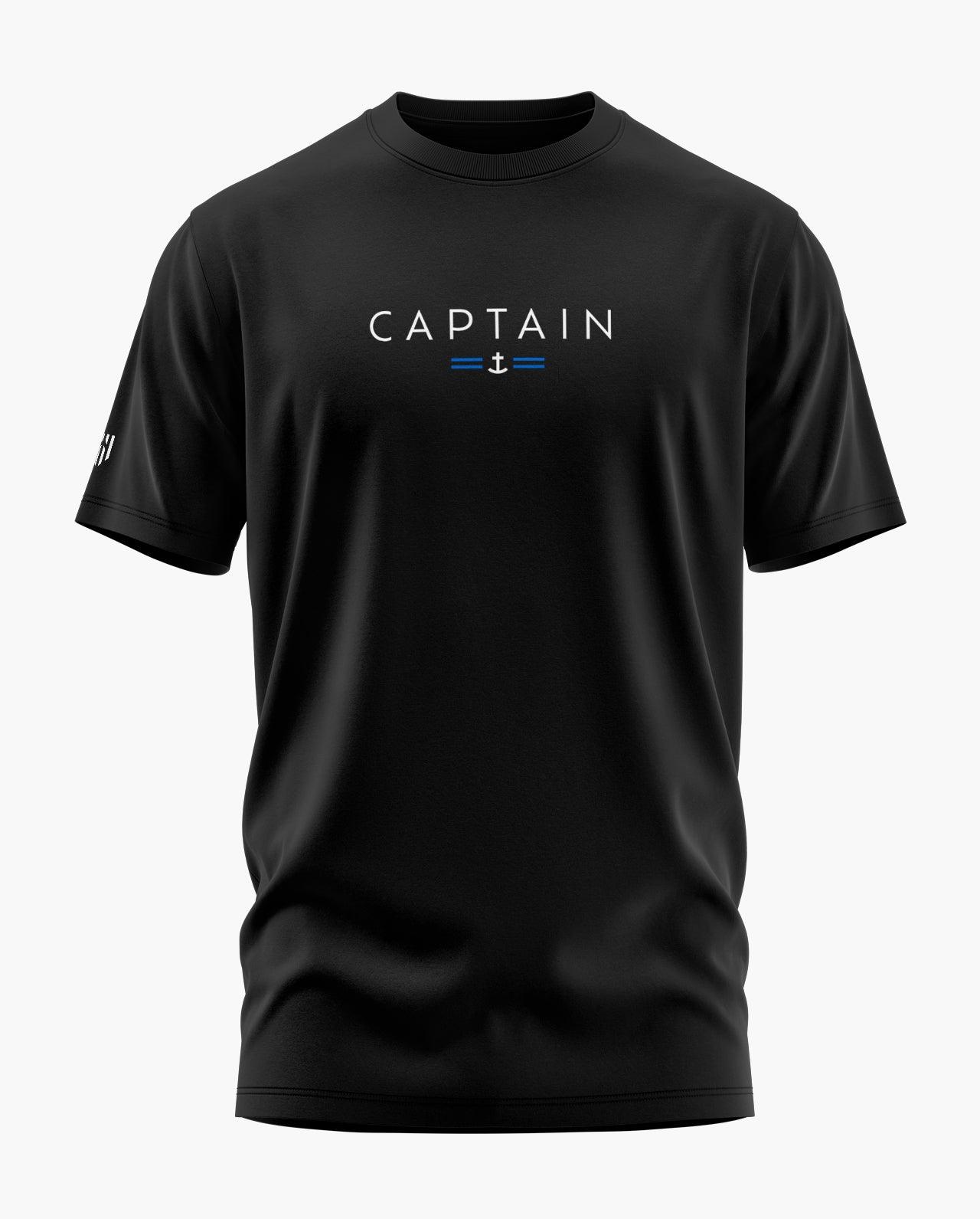 [CS] Captain Navy Signature LuxeSoft Cotton T-Shirt