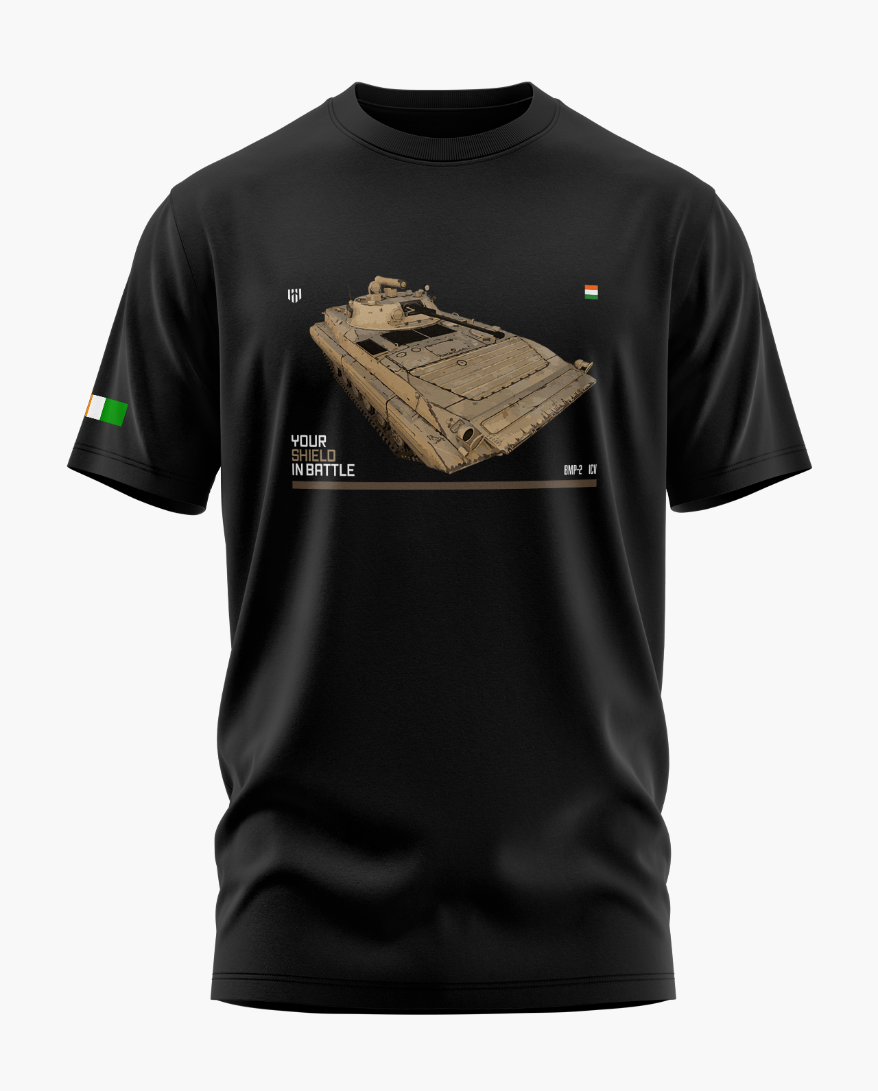 BATTLE SHIELD-BMP-2 ICV Signature LuxeSoft Cotton T-Shirt