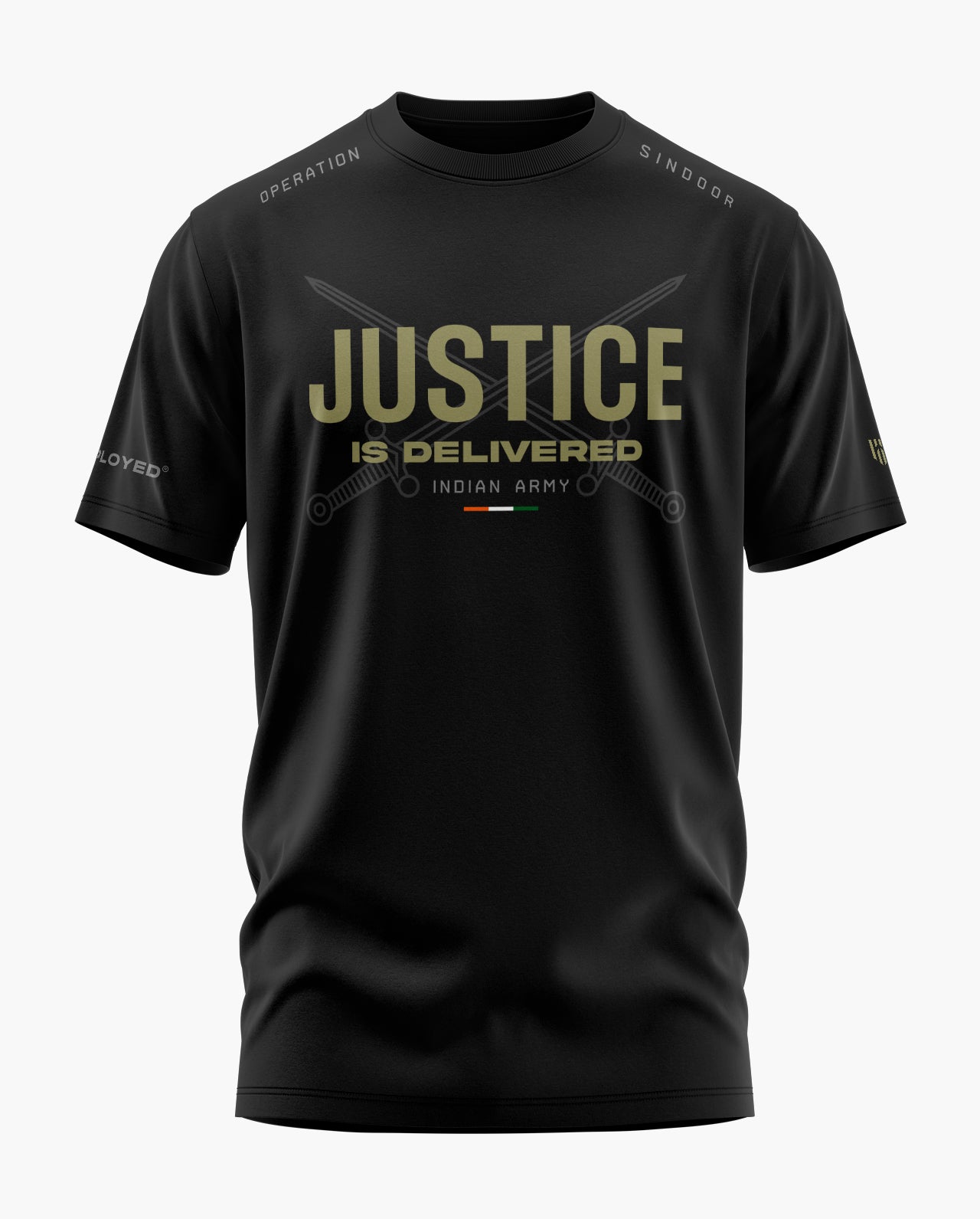 Justice Is Delivered Signature LuxeSoft Cotton T-Shirt