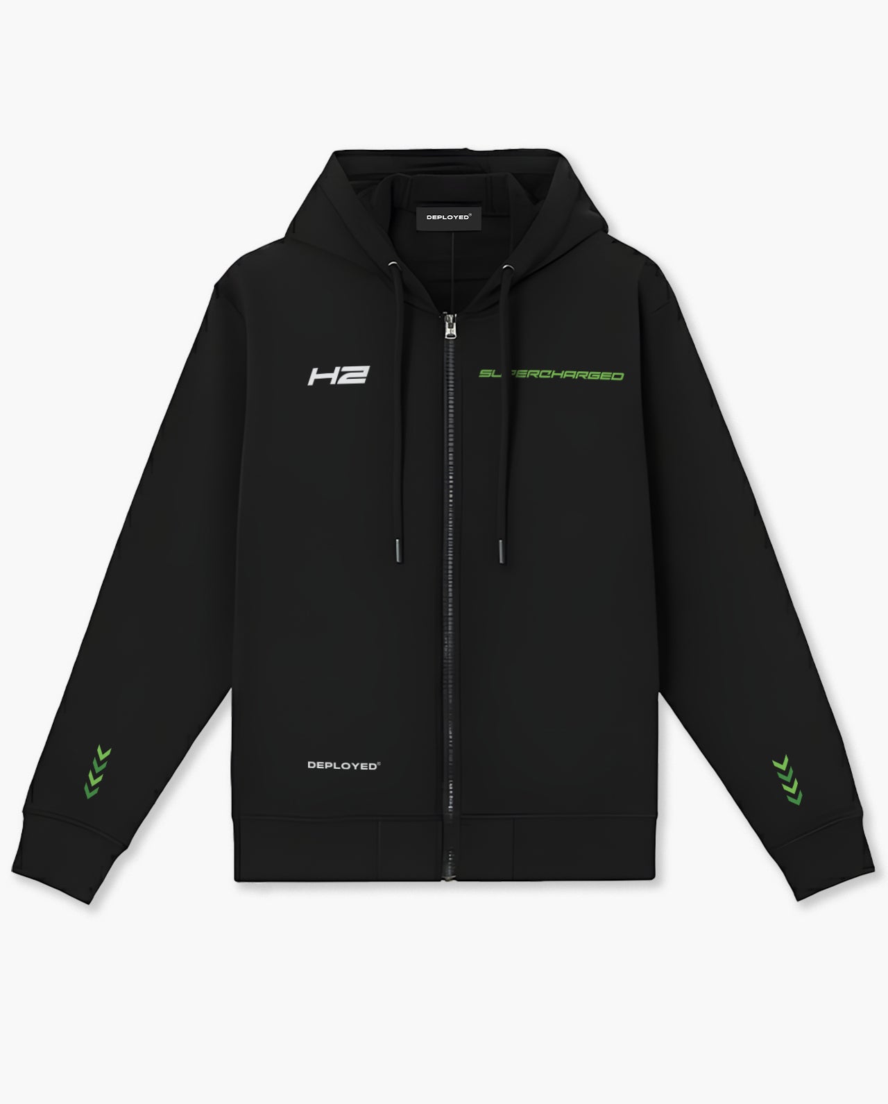 SUPERCHARGED H2 ZIPPER HOODIE