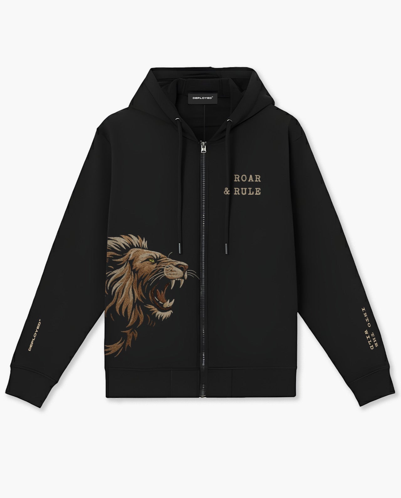 Majestic Roar Zipper Hoodie - CS