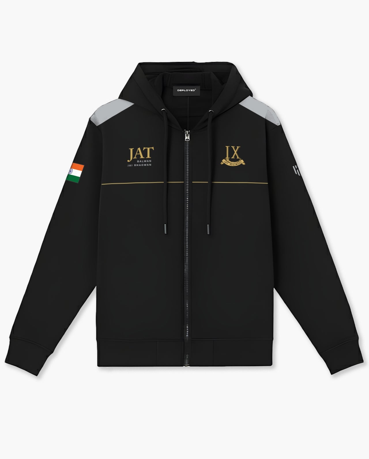 Jat Regiment Zipper Hoodie - CS