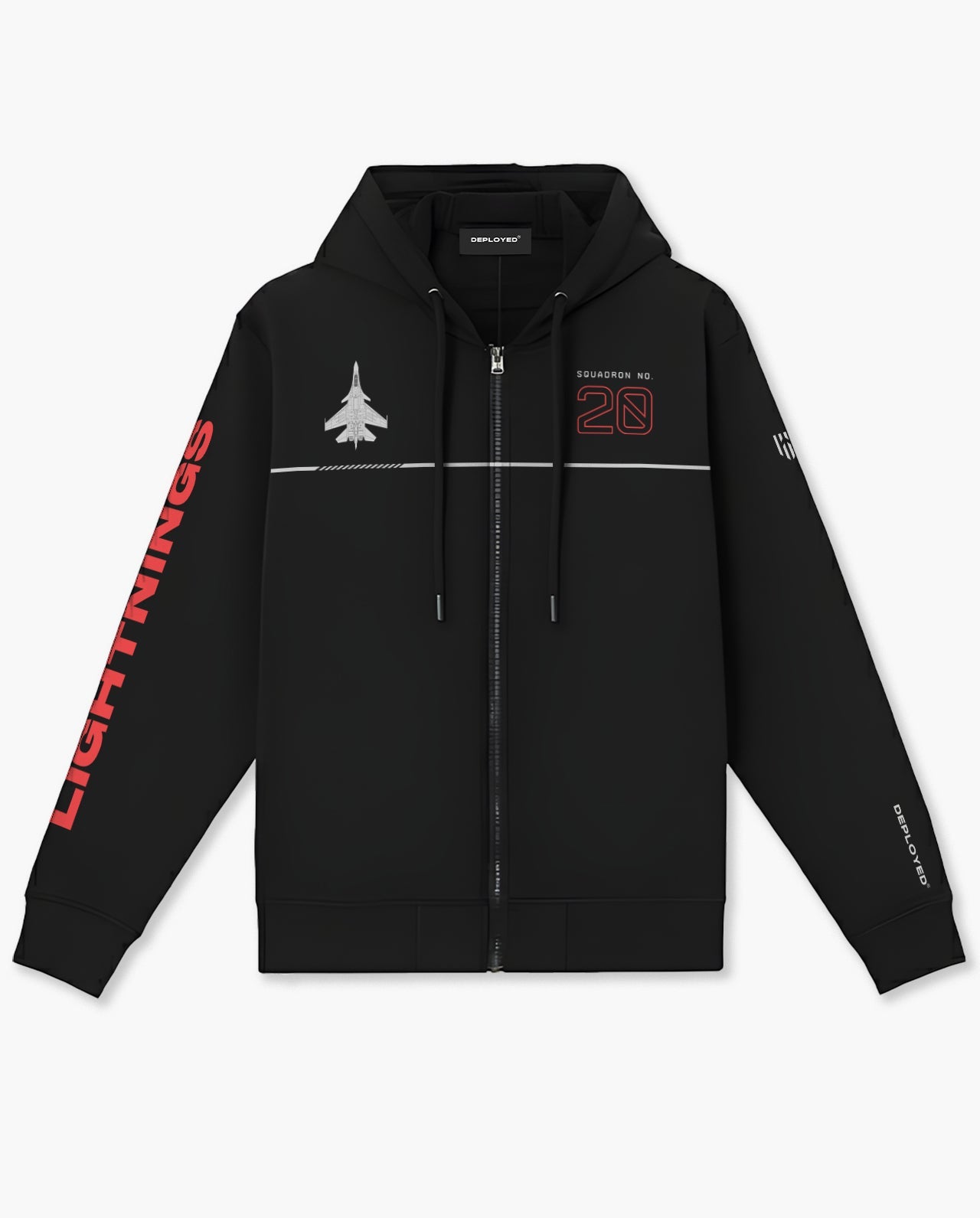 Lightnings Sqdn Zipper Hoodie - CS