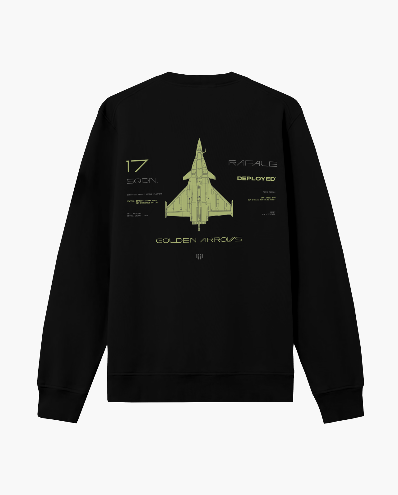 Sqdn.17 Golden Arrows-Rafale Lightweight Premium Sweatshirt