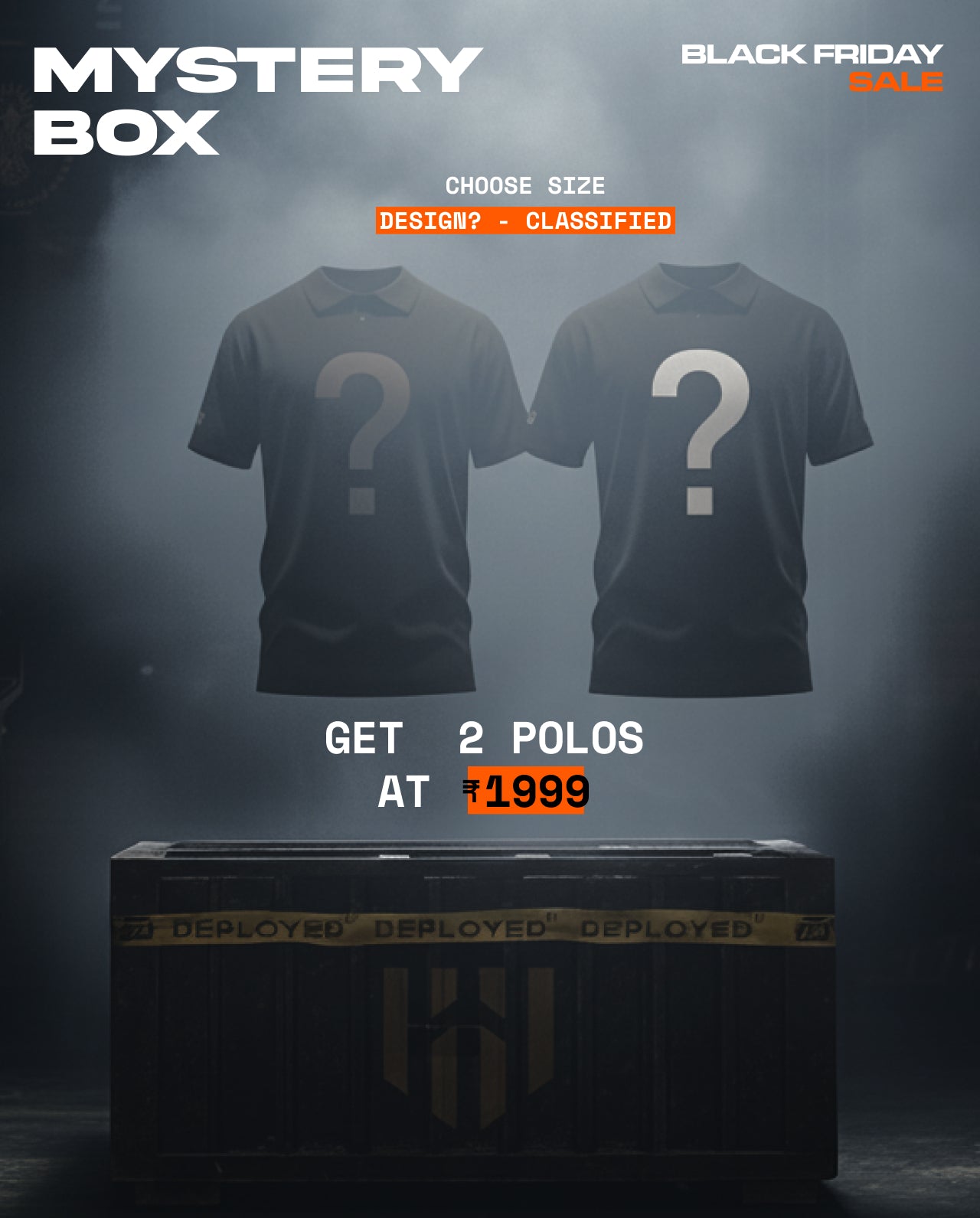 Mystery Box: Get 2 Mystery Polo T-Shirts
