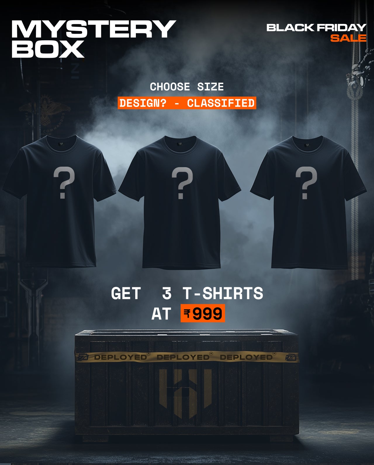 Mystery Box: Get 3 Mystery T-Shirts