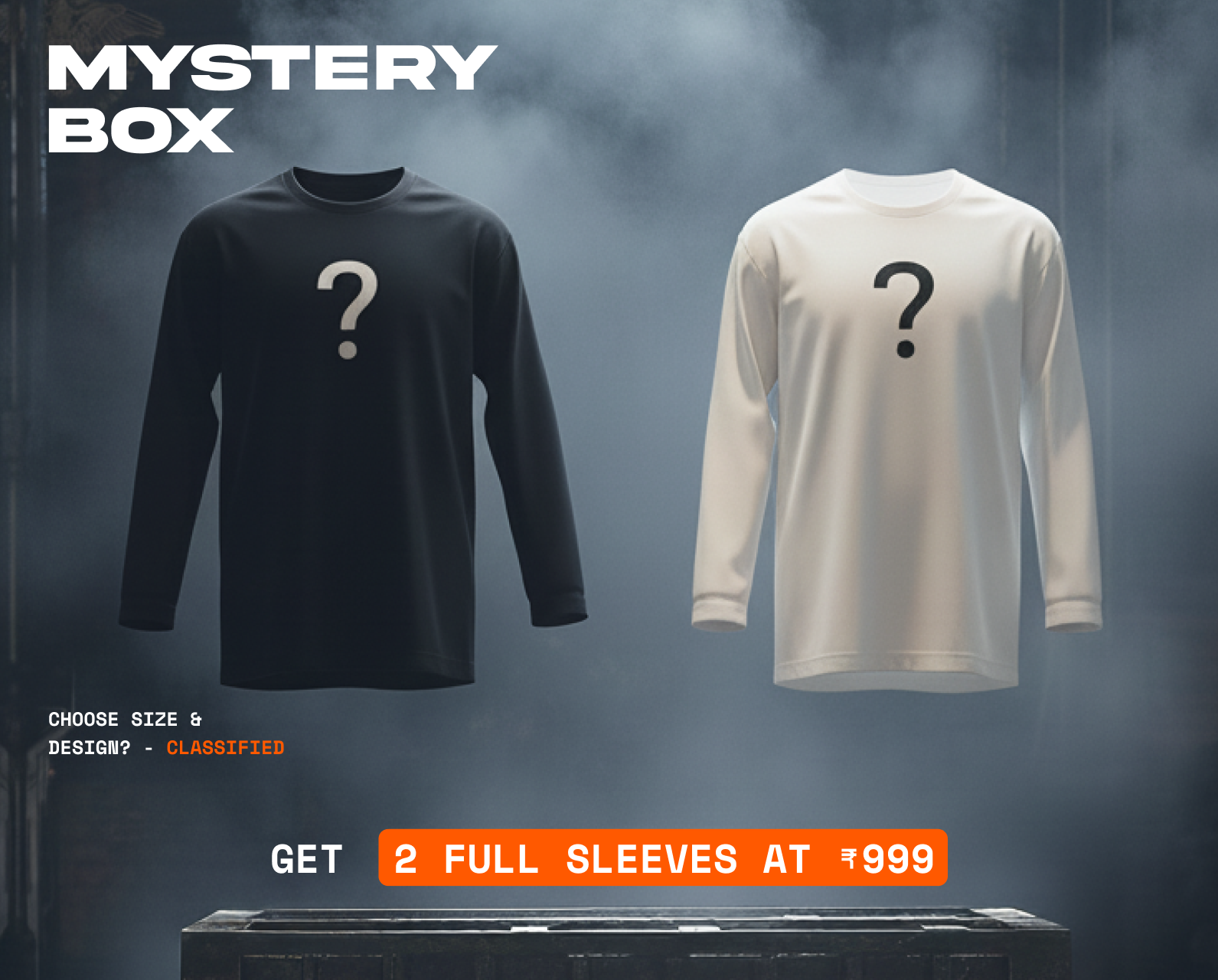 Mystery Box: Get 2 Mystery Full Sleeve T-Shirts