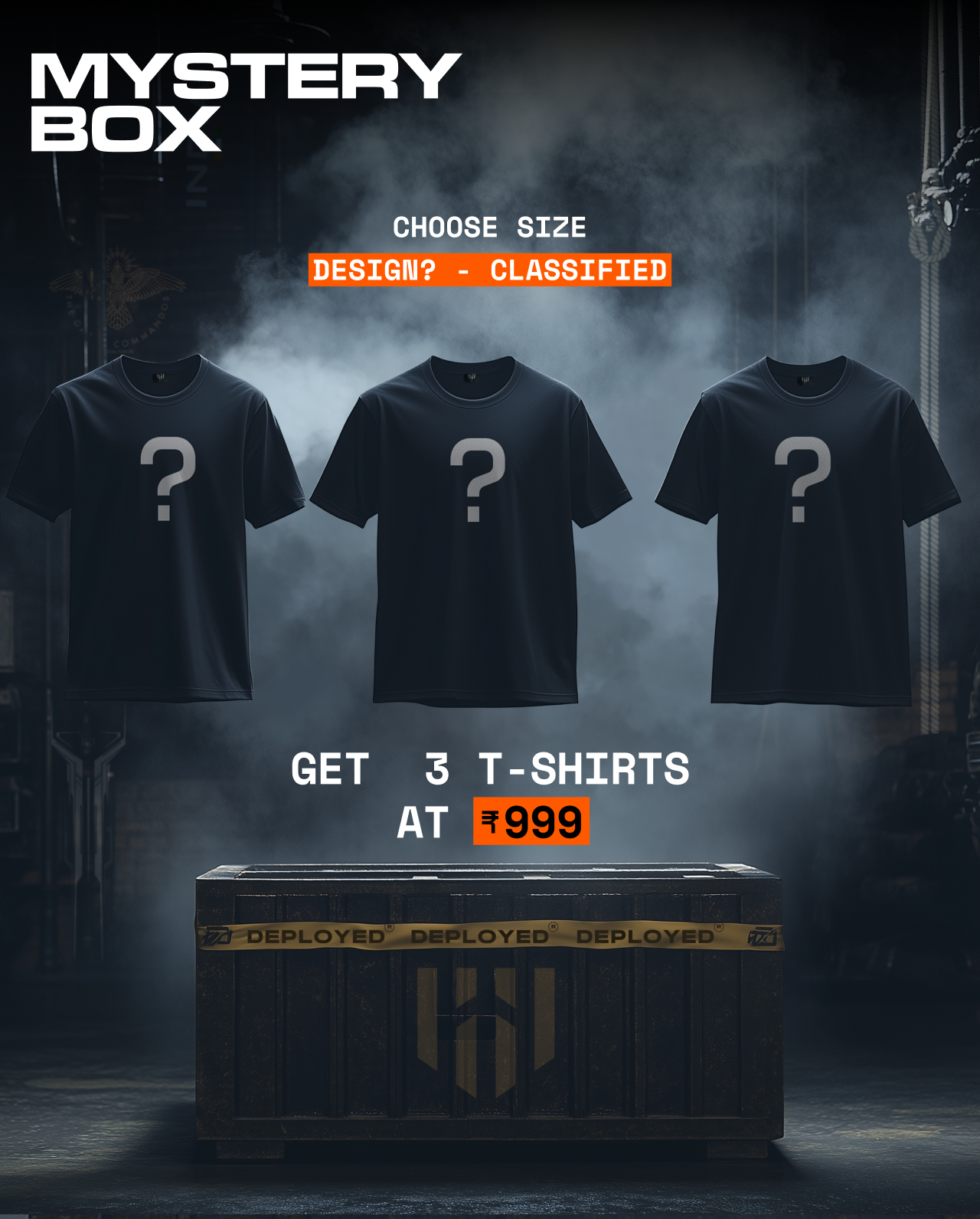 Mystery Box: Get 3 Mystery T-Shirts